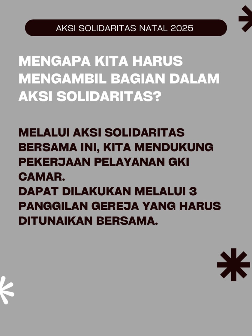 Aksi Solidaritas Gereja Janji Iman Natal