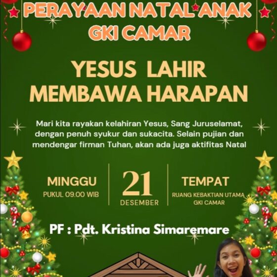 Natal Anak 2025 GKI Camar