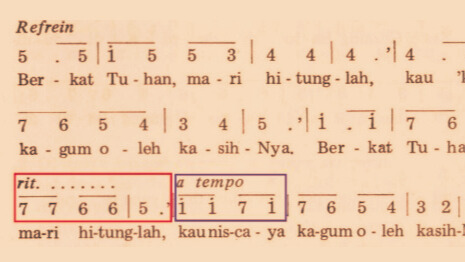 arti ritardando dalam musik himne gereja