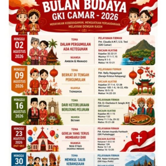 Bulan Budaya GKI Camar 2026