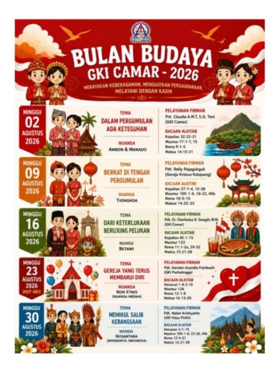 Bulan Budaya GKI Camar 2026