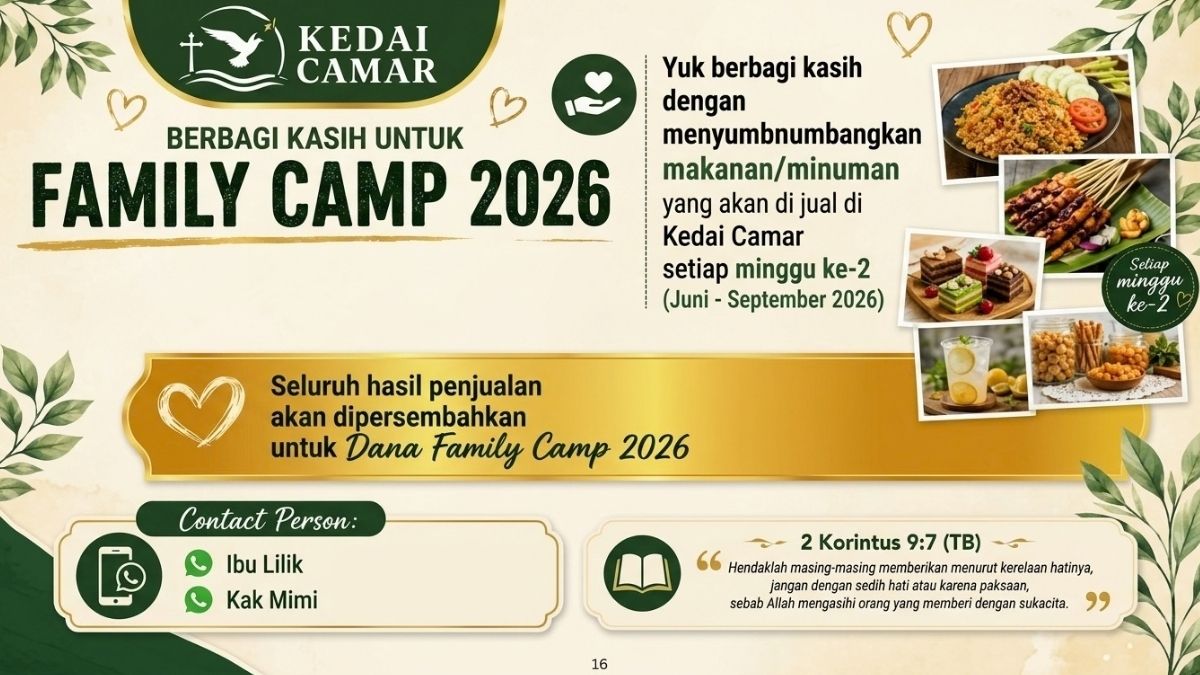 Penggalangan Dana FC 2026: KEDAI CAMAR