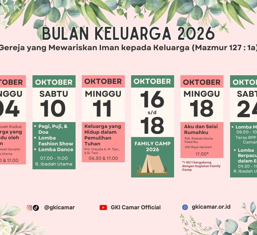 Bulan Keluarga GKI 2026