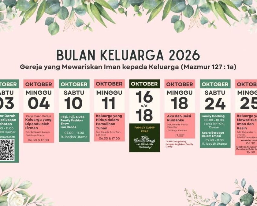 Bulan Keluarga GKI 2026