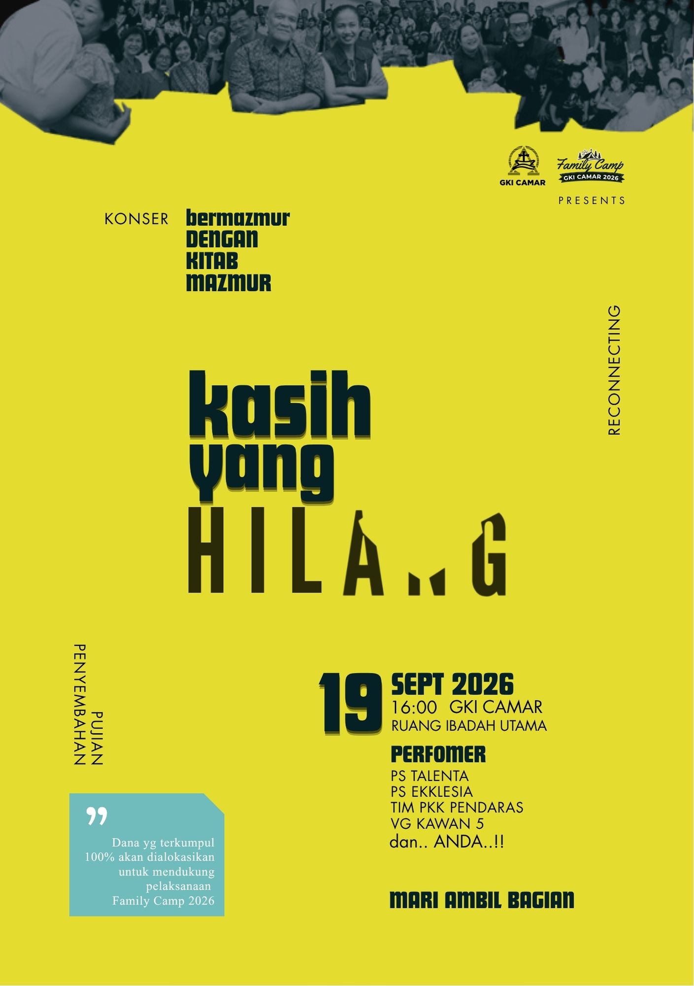 KASIH yang HILANG - Acara Konser Penggalangan Dana