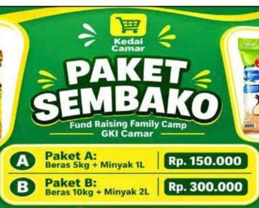 Paket Sembako: Pencarian Dana Family Camp 2026
